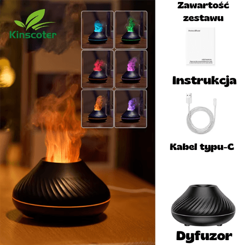 Dyfuzor powietrza USB z podświetleniem